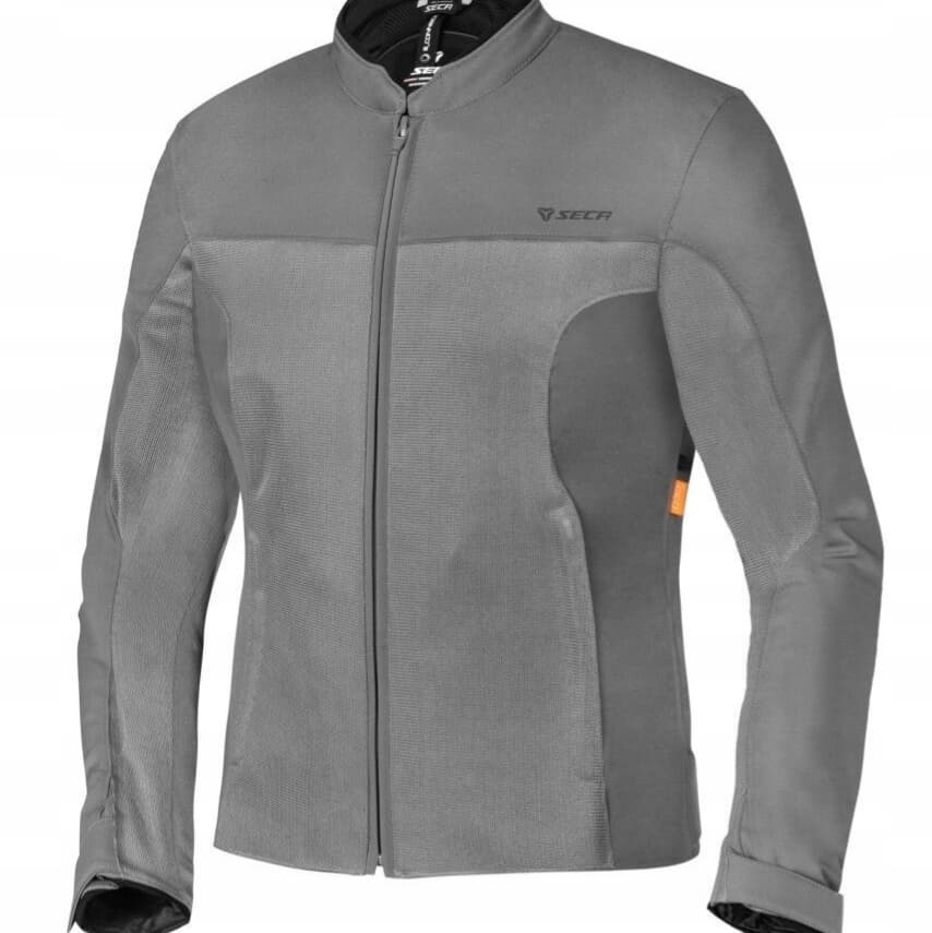 SECA SUPERLIGHT GRAY MOTORCYCLE JACKET