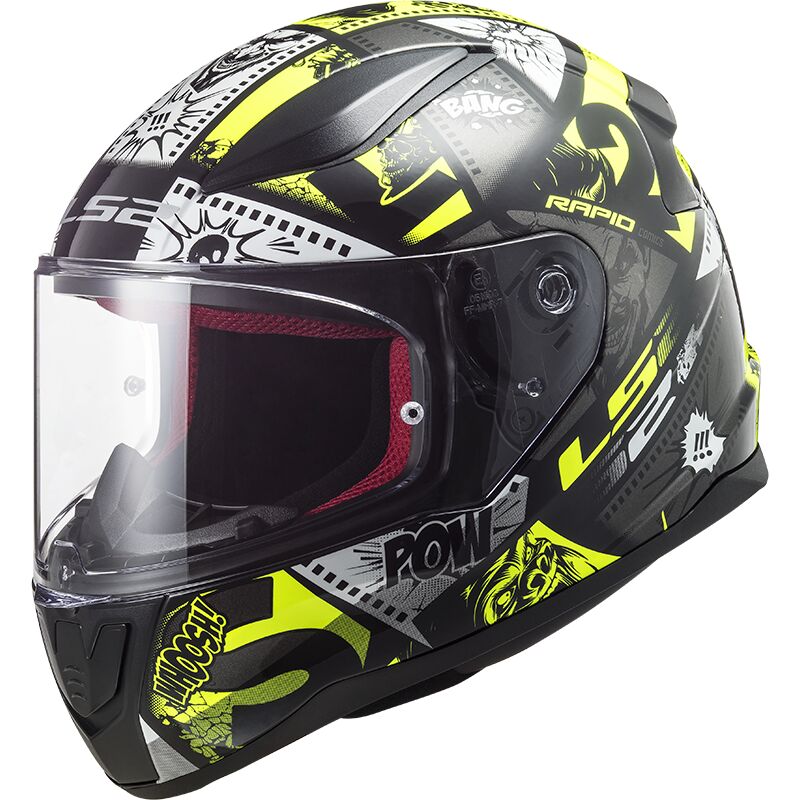 LS2 FF353 Rapid Mini Kids Helmet Neon