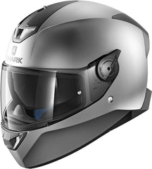 Shark Skwal 2 Blank Mat LED Helmet Silver