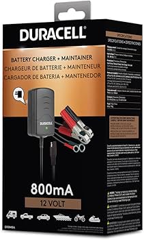 Duracell 800mA Battery Charger + Maintainer
