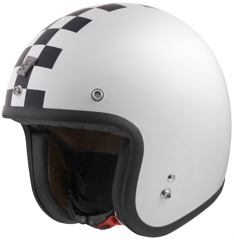 Bogotto V541 Scacco Jet Helmet White