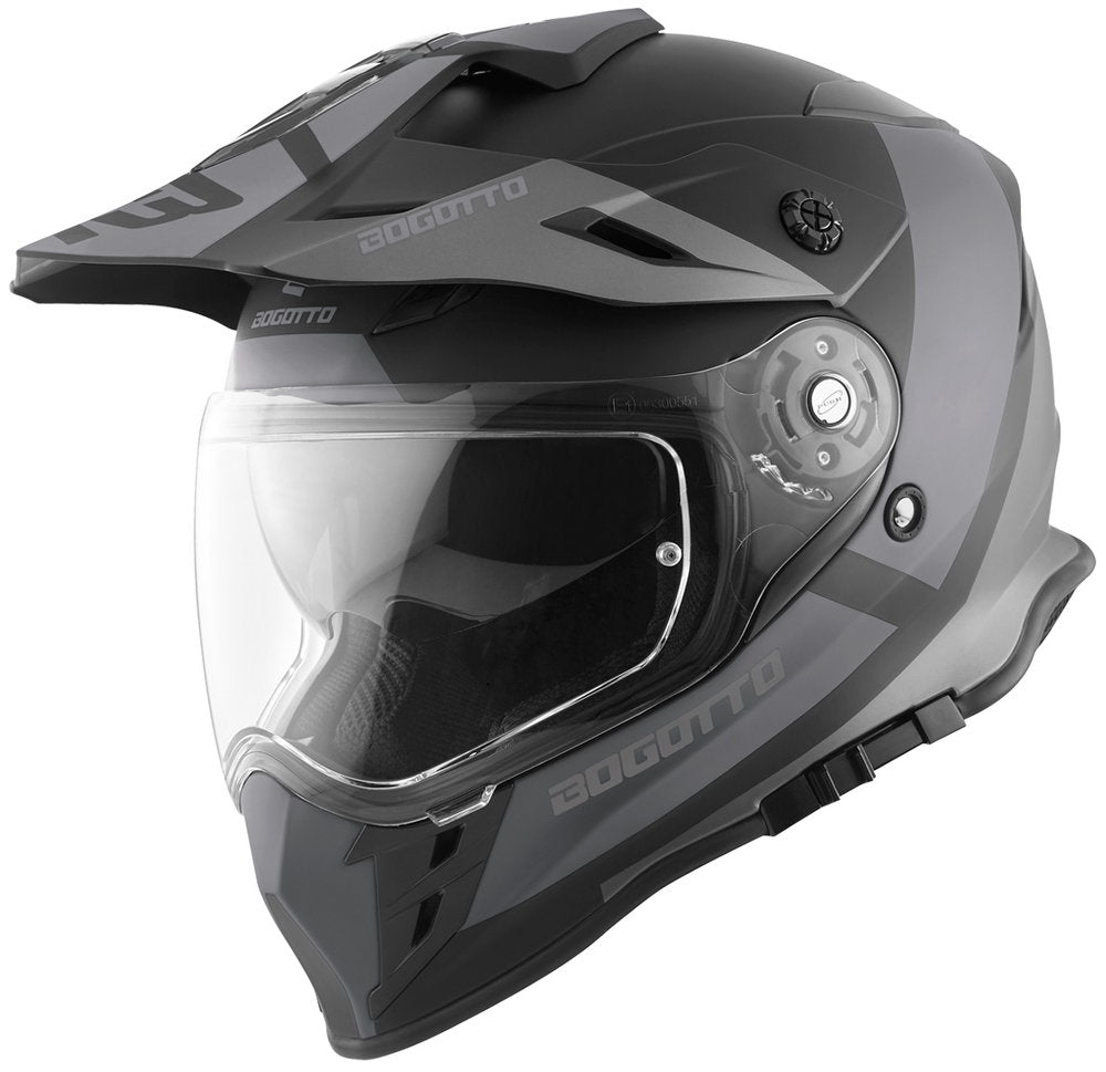 Bogotto V331 Pro Tour Enduro Helmet Black\Grey