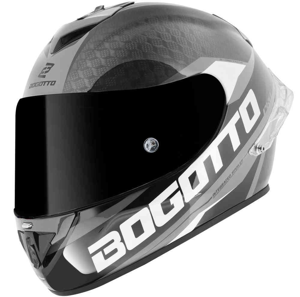 Bogotto FF104 SPN Carbon Helmet Grey