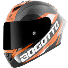 Bogotto FF104 SPN Carbon Helmet Orange