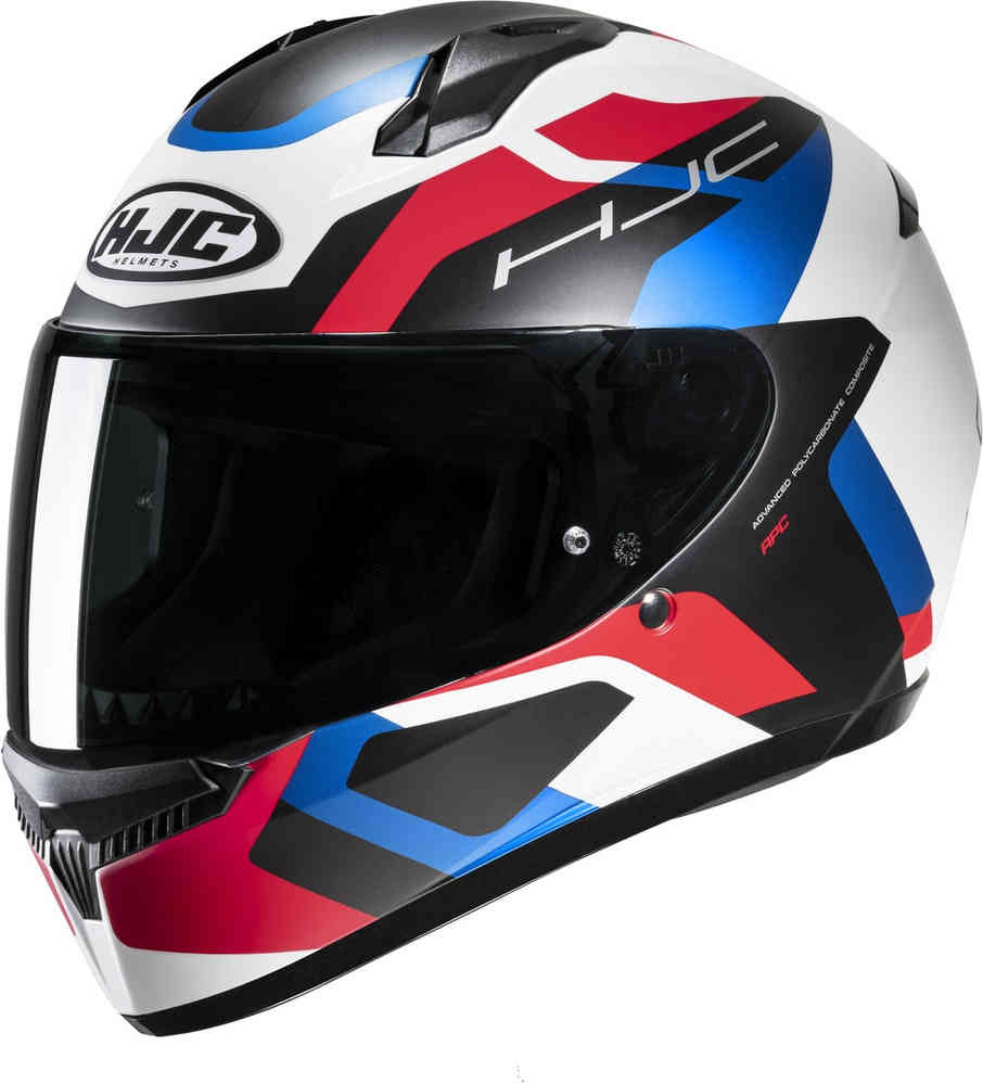 HJC C10 Tins Black White Red Helmet