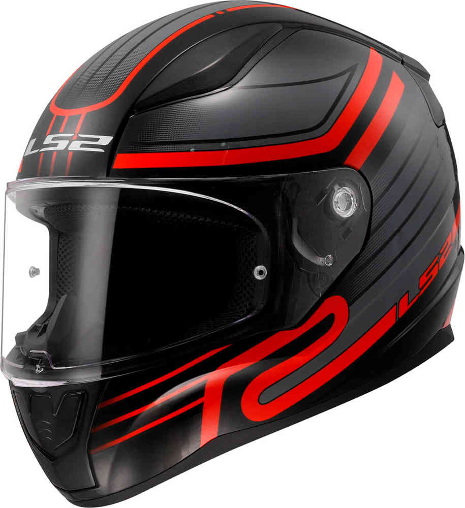 LS2 FF353 Rapid II Circuit Helmet Red\Black