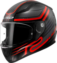 LS2 FF353 Rapid II Circuit Helmet Red\Black