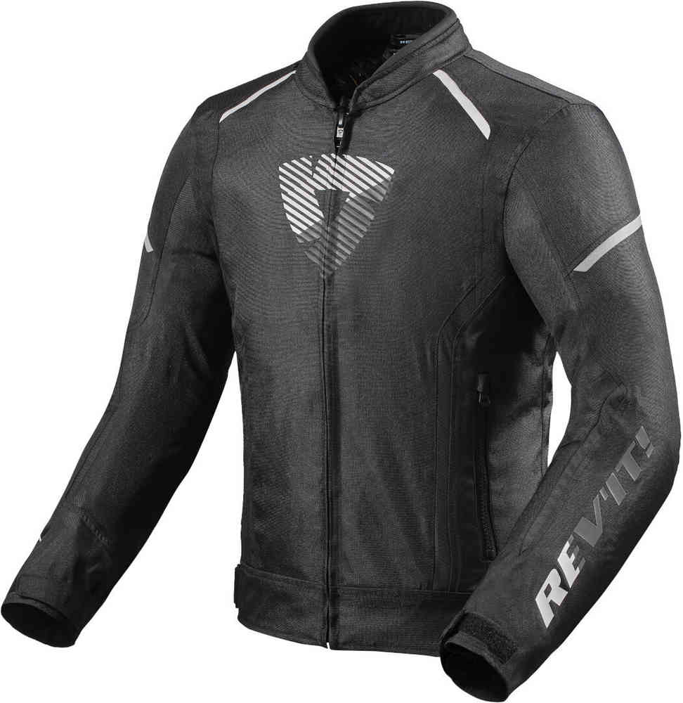 Revit Sprint H20 Motorcycle Textile Jacket White and Black