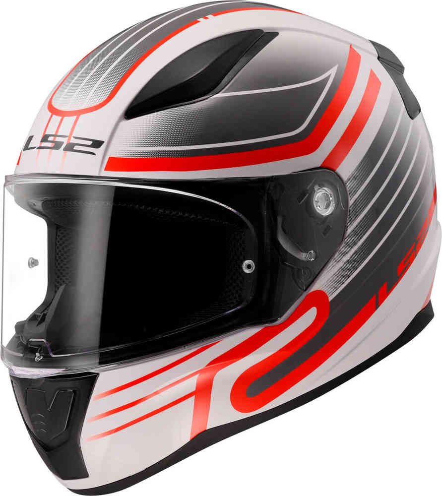 LS2 FF353 Rapid II Circuit Helmet Red\White