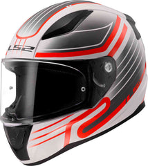 LS2 FF353 Rapid II Circuit Helmet Red\White