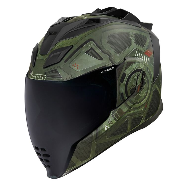 Icon Airflite Blockchain Helmet Green