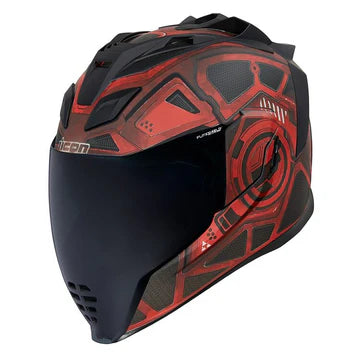 Icon Airflite Blockchain Helmet Red